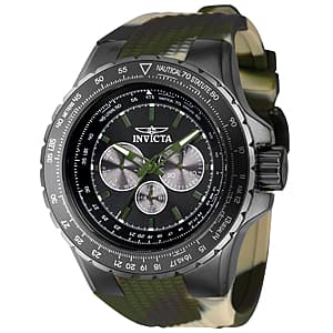 50mm Invicta Aviator Skyshock Men's Watch (Camouflage or Green) $34.90 + Free Shipping $99