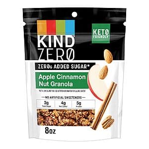 5-Count 8-Oz KIND Zero Added Sugar Granola (Apple Cinnamon Nut) $10.05 w/ Subscribe & Save