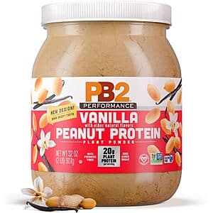 2-lb PB2 Performance Peanut Plant Based Vegan Protein Powder $13 w/ Subscribe & Save & More