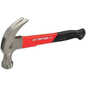 16-Oz Craftsman Fiberglass Hammer $6