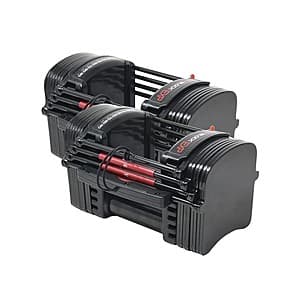 PowerBlock EXP Adjustable Dumbbells Sale: Stage 2 or 3 Expansion Kits (Pairs) $130 & More + Free S&H w/ Amazon Prime