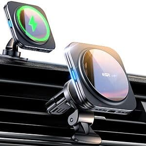 Prime Members: 15W ESR MagSafe Car Mount Phone Charger for Air Vent or Dashboard $9 + Free S&H
