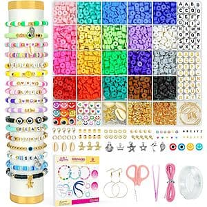 5000-Piece Dowsabel Clay Beads Bracelet Making Kit $2.45