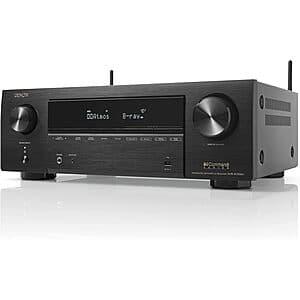 Denon AVR-X1700H 7.2-Channel 8K HDMI AV Receiver $493.50 + Free S&H