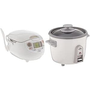 Zojirushi Rice Cookers: 5.5-cup NS-ZCC10 Neuro Fuzzy Cooker + 3-cup NHS-06 Bundle $182.25 + Free Shipping