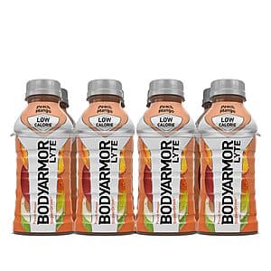 8-Pack 12-Oz BodyArmor Lyte Sports Drink (Peach Mango) $3.75 w/ Subscribe & Save