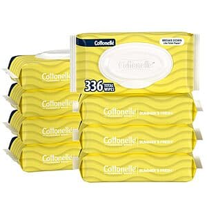 8-Pk 42-Ct Cottonelle Scented Flushable Wipes (Summer Fresh) $10.70 w/ S&S