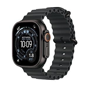 49mm Apple Watch Ultra 3 GPS + Cellular Smartwatch w/ Titanium Case & Black Band $700 + Free S&H