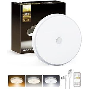 Prime Members: EZVALO 7.1" Rechargeable 10000mAh Indoor Motion Sensor Light $15 + Free Shipping