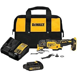 DeWALT 20V MAX XR 3-Speed Cordless Oscillating Multi Tool Kit $99 + 10% back w/ Prime Visa + Free Shipping