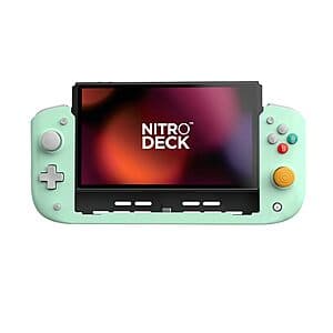 CRKD Nitro Deck Handheld Controller for Nintendo Switch & Switch OLED (Mint) $30