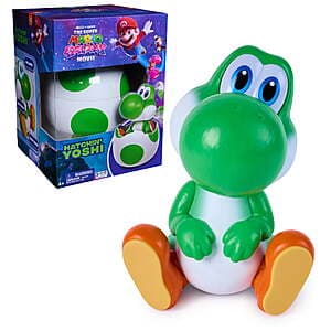 Super Mario Galaxy Hatchin' Yoshi Interactive Figure w/ Light-Up Eyes $30