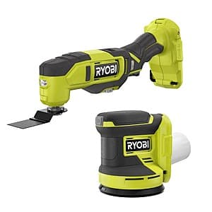 RYOBI ONE+ 18V Cordless Multi-Tool + RYOBI 5" Random Orbit Sander (Tools Only) $69 + Free Shipping