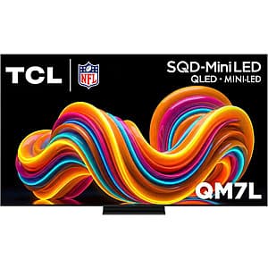 65" TCL QM7L Series 4K UHD HDR SQD-Mini LED Google Smart TV (2026) $900 + Free S&H