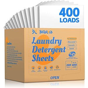 200-Ct BellaLuce Laundry Detergent Sheets $8.60 w/ S&S