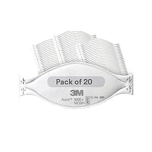 3M Aura N95 Foldable Particulate Respirators: 100-Pk $25, 50-Pk $16, 20-Pk $12 & More + Free S&H w/ Prime