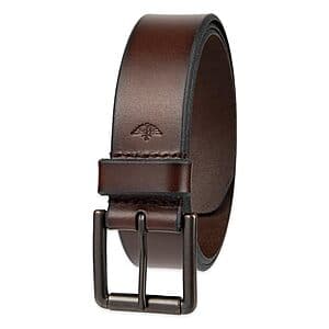 Dockers Men's Everyday Casual Leather Belt w/ Harness Buckle (Sizes 34, 36, 40) $12.50