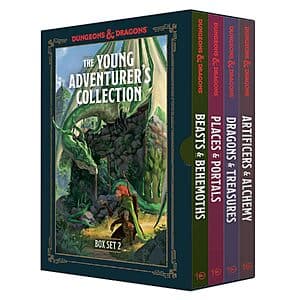 Dungeons & Dragons Young Adventurer's Box Set 2 (4-Book Paperback) $12