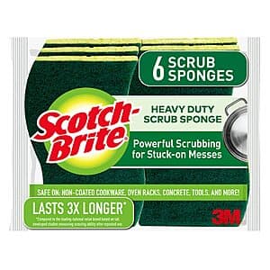 Select Customers: 36-Count Scotch-Brite Heavy Duty Scrub Sponges $7.75