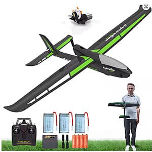 VOLANTEXRC Ranger600 4-CH RC Plane Glider w/ 3x Batteries $69.40 + Free S&H