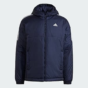 adidas Men's Essentials Insulated Hooded Jacket (Legend Ink) $21.60 + Free Shipping