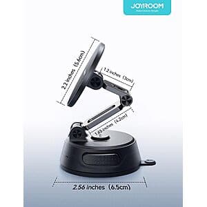 JOYROOM Tri-Fold Magnetic Phone Car Mount w/ 360° Rotation $10