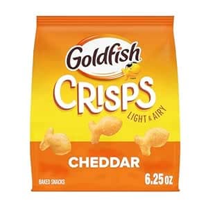 6.25-Oz Goldfish Crisps Cheddar Cheese Baked Chip Cracker Snack $1.40 w/ Subscribe & Save