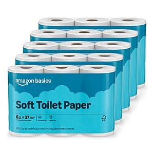 Amazon Business Accounts: 30-Count Amazon Basics 2-Ply Soft Toilet Paper $9.40 w/ Subscribe & Save