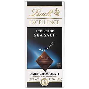 In-Store Coupon: Free 3.5-Oz Lindt EXCELLENCE Dark Chocolate Bar (Various) Free + Free Shipping