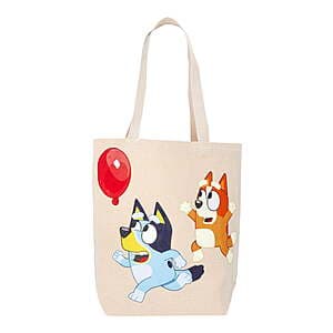 13.5" Women's Natural Canvas Tote Bag (Bluey, Harry Potter, SpongeBob & More) $5 each & More