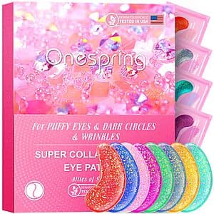 24-Pairs Onespring Under Eye Gel Patches (Pink) $6.40 w/ Subscribe & Save