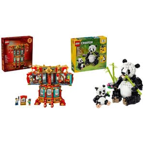 Costco Members: LEGO 1295-Pc Trotting Lantern + 626-Pc Creator 3-in-1 Panda Family $120 + Free Shipping