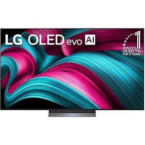 65" LG C5 OLED evo AI 4K UHD TV $1100 + Free S&H