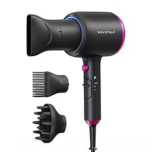 Wavytalk 1875W Hair Dryer w/ Diffuser (various colors) $20