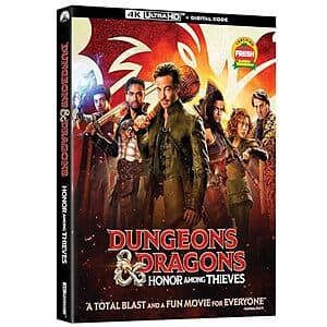 Dungeons & Dragons Honor Among Thieves (4K UHD + Digital) $10