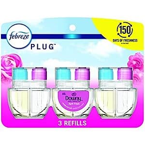 3-pk Febreze Plug In Air Freshener Refills (Downy April Fresh Scent) $7.35 w/ Subscribe & Save