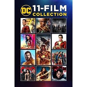 DC Heroes 11-Film Collection (Digital 4K UHD Films) $30 & More