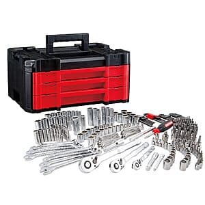 262-pc Craftsman Mechanic Tool Set w/ 3-Drawer VERSASTACK Box $129 + Free Shipping