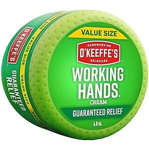 6.8-Oz O'Keeffe's Working Hands Hand Cream $11.35