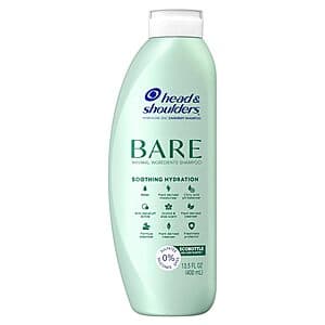 13.5oz. Head & Shoulders Bare Soothing Hydration Shampoo w/ 1% Pyrithione Zinc $5.50 w/ Subscribe & Save