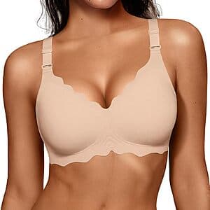 OEAK Value Series Wireless Pushup Convertible Jelly Bra (various) $8.50