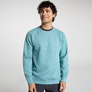 VRST Men's Recharge Lunar Fleece Crew (Aqua Dust Heather) $13.50 + Free S&H