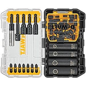 Select Accts: 35-pc DeWALT Impact Ready FlexTorq Screwdriver Bit Set $22.65 + Free S&H