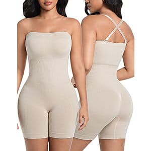SIMIYA Women’s Tummy Control Shapewear Bodysuit $10