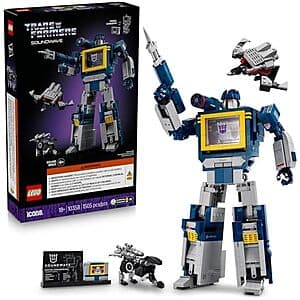 1505-Pc LEGO Icons Transformers: Soundwave Building Set $164 + Free S&H