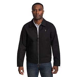 U.S. Polo Assn. Men's Mechanic Full-Zip Jacket (Black or Navy, Various Sizes) $13