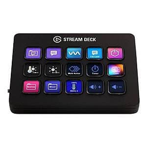 Elgato Stream Deck MK.2 Full-Size Wired USB Keypad (Black) $90 + Free Shipping