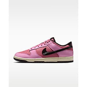 Nike Dunk Low Retro Men's Shoes (Pink Rise/Elemental Pink/Beach/Velvet Brown) $72.95 & More + Free S&H