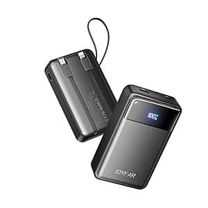 JOYFAR 30,000mAh 65W Laptop Travel Powerbank w/ Built-in Cables: 2-Pk $37, 1-Pk $22 + Free Shipping w/ Prime