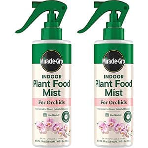 2-Pk 8-Oz Miracle-Gro Indoor Plant Food Liquid Fertilizer (various) from $9.45